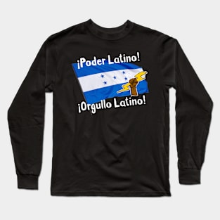 Honduran Power! Honduran Pride! T-shirts for Men! Long Sleeve T-Shirt